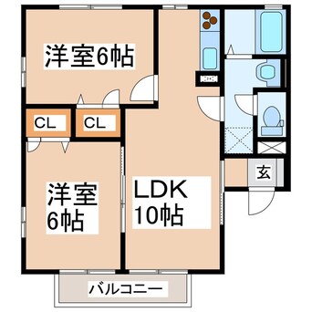 間取図 オレンジヒルズＡ棟