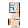 シェモワ国分A棟 1Kの間取り