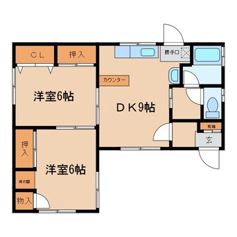 間取図 小林ハイツ　101