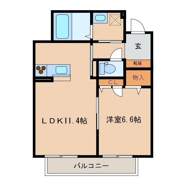 間取り図 レシエルＷ棟