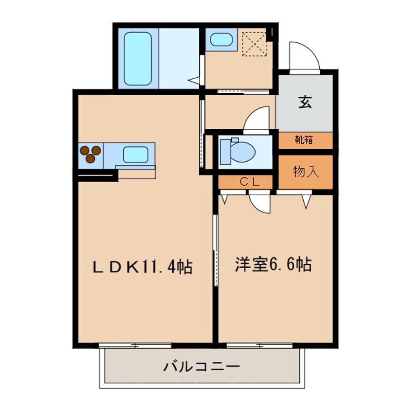 間取図 レシエルＷ棟