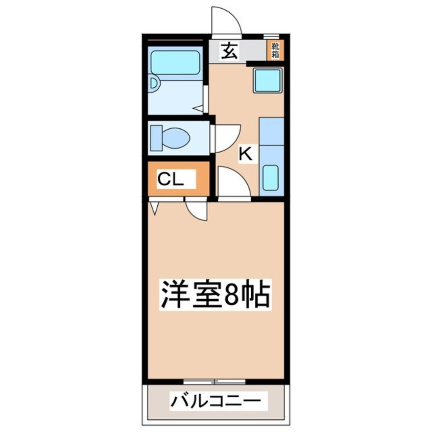 間取図 ハーベスト踏入Ａ棟