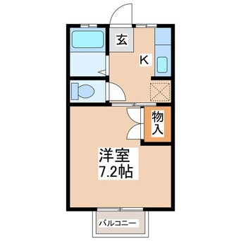 間取図 シャルマン国分