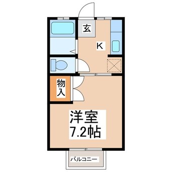間取図 シャルマン国分