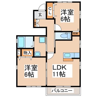 間取図 パナハイツクラウン