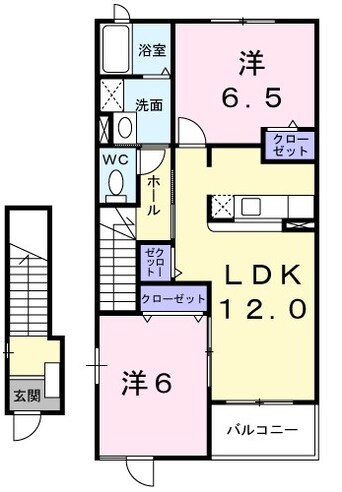 間取図 カーサ・プリート