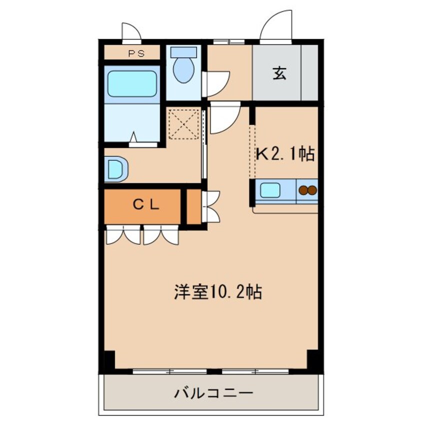 間取図 ルミナス三好町