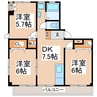 パルスマンション 3DKの間取り