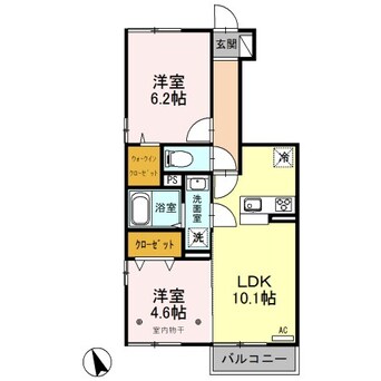 間取図 ベルセジュールＫ