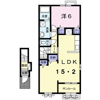 間取図 ミニョン　ホア
