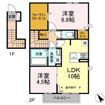 間取図 セジュールりんどう　D