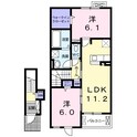 ベルメゾンBの間取図