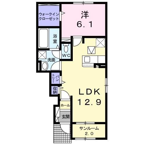 間取り図 ベルメゾンB