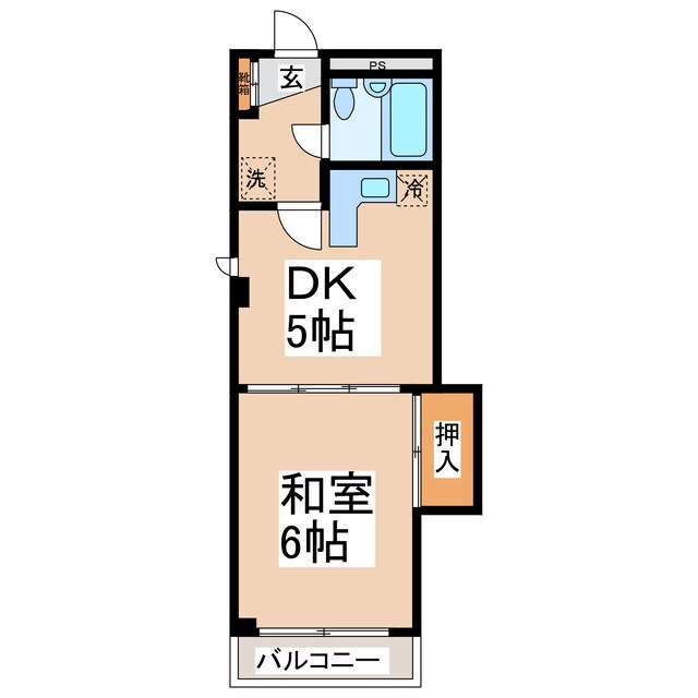 間取り図 コーポイチカワ