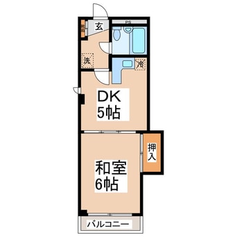 間取図 コーポイチカワ