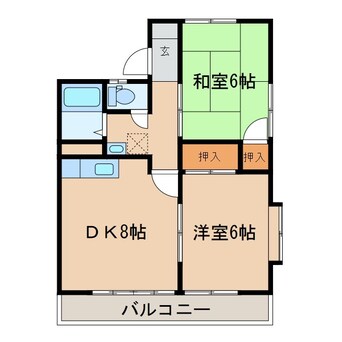 間取図 マンション高寺B