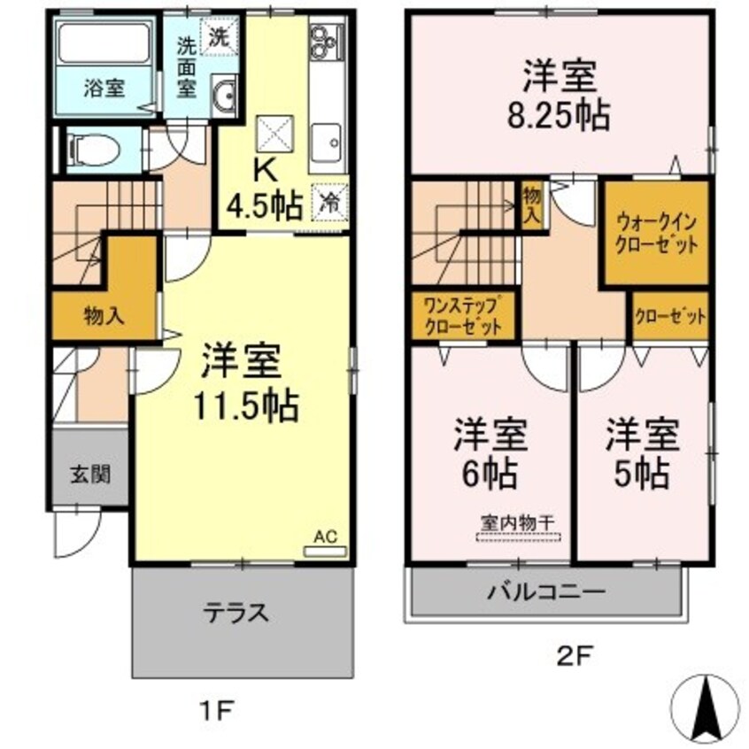間取図 グランモア緑ヶ丘