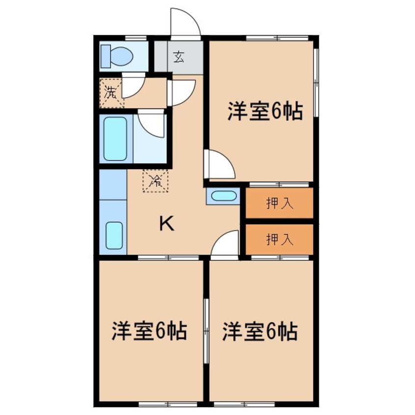 間取図 篠原マンション