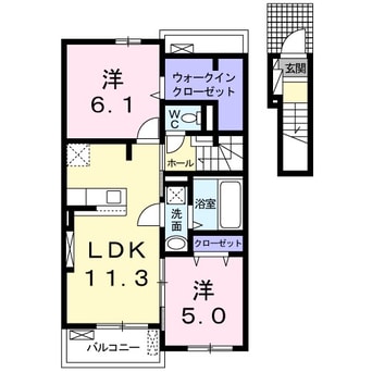 間取図 グランドハウス上田I