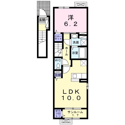 間取り図 エスポワールWEST