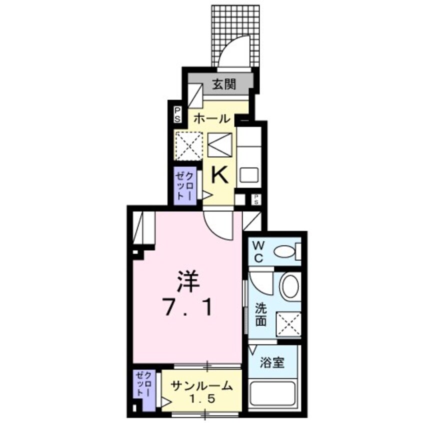 間取図 上田電鉄別所線/赤坂上駅 徒歩18分 1階 築2年