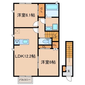 間取図 コート・ペッシュ