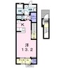 上田電鉄別所線/三好町駅 徒歩10分 2階 築3年 1Rの間取り