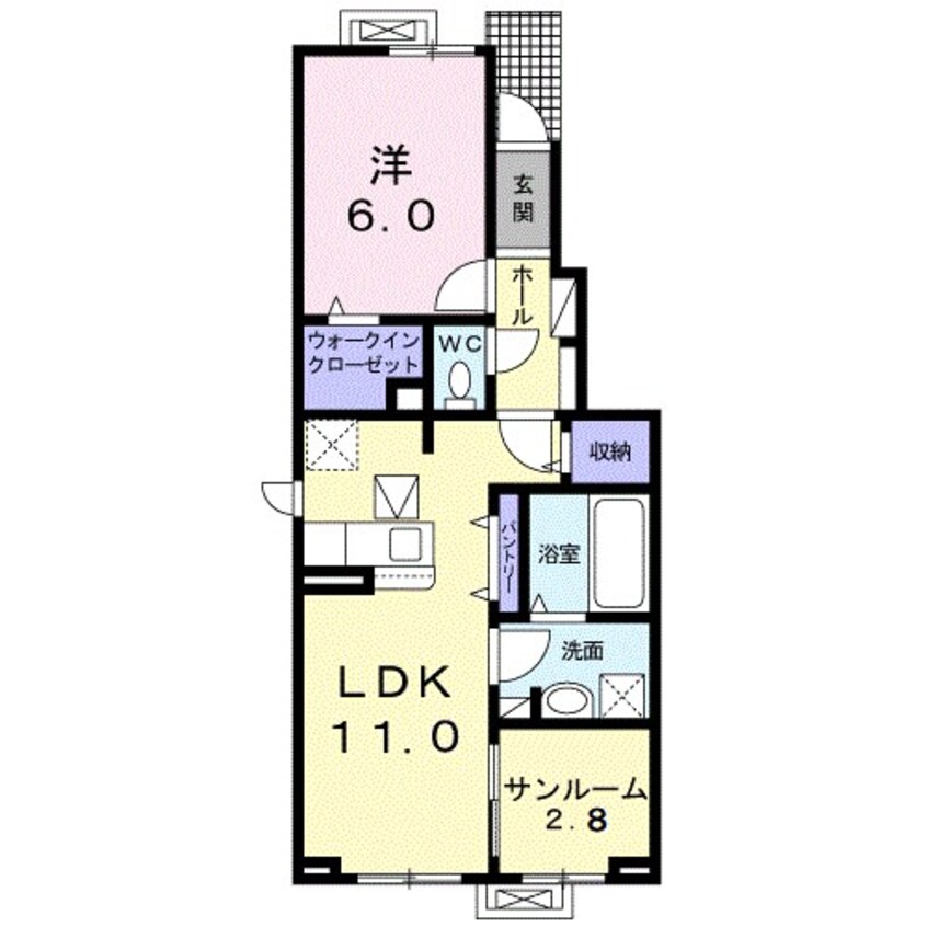 間取図 サフィールB