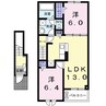 北陸新幹線（甲信越）/上田駅 徒歩58分 2階 築浅 2LDKの間取り