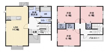 間取図 Villa・Felicia　A