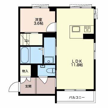 間取り図 ベレオ天神
