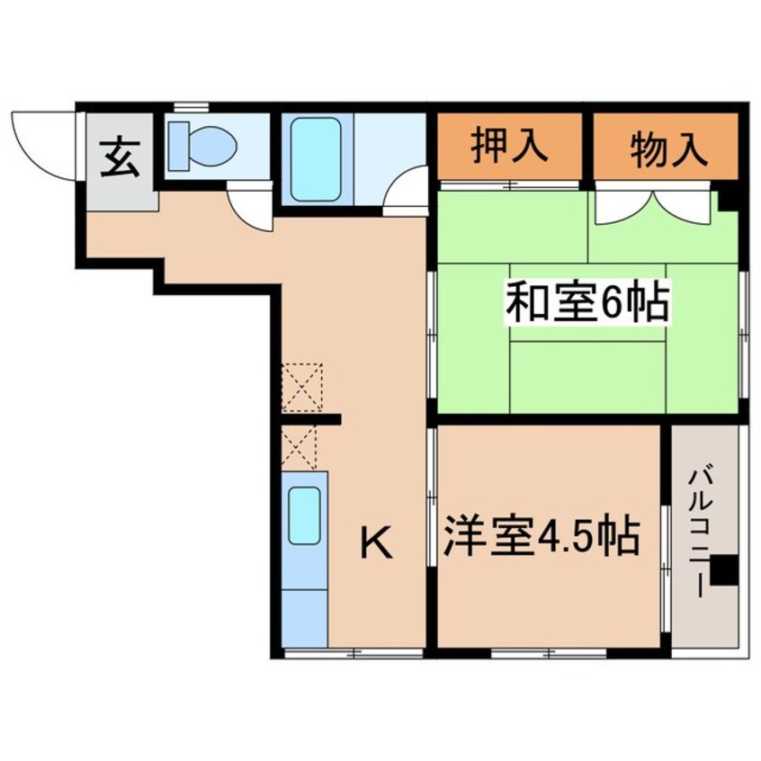 間取図 ネオトピア中央