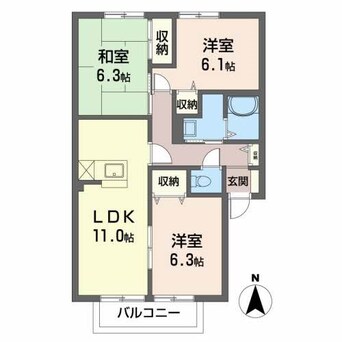 間取図 エンドレスライフ常磐城