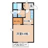 ラフィネ西脇S 1Kの間取り
