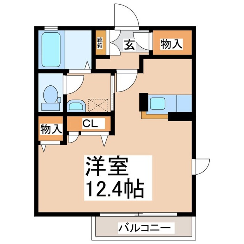 間取図 ラフィネ西脇S