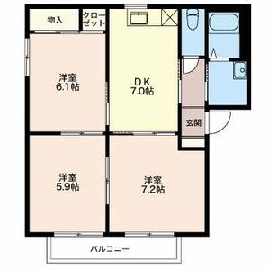 間取り図 フェリックスシュタット　B