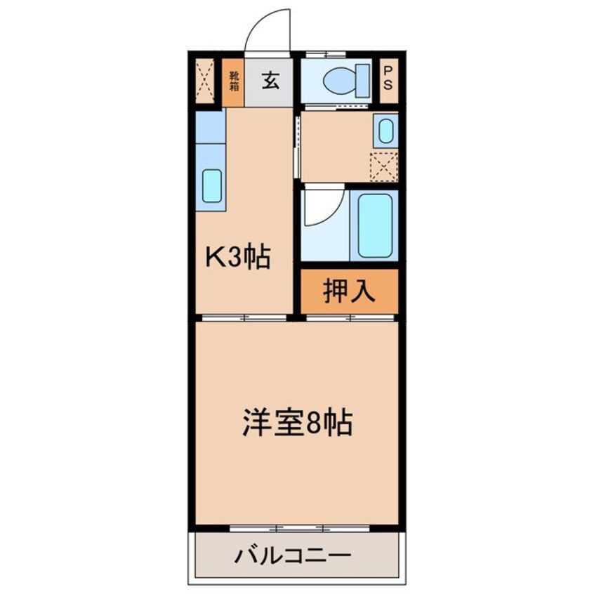 間取図 メゾン常入II