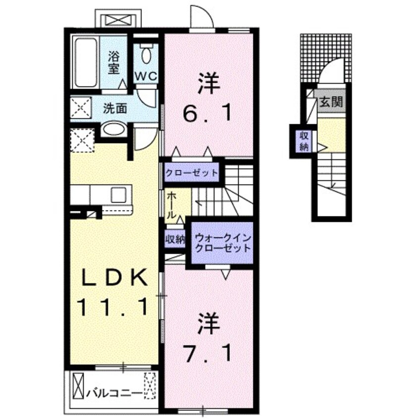 間取図 ホップIIB棟