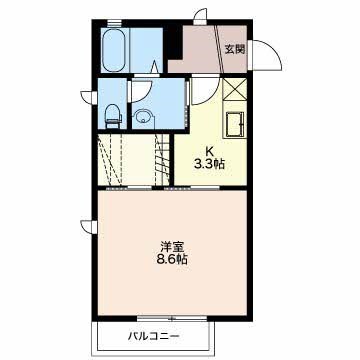 間取り図 ラフィネ西脇N