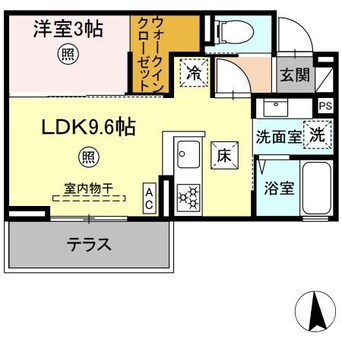 間取図 トリシア八幡