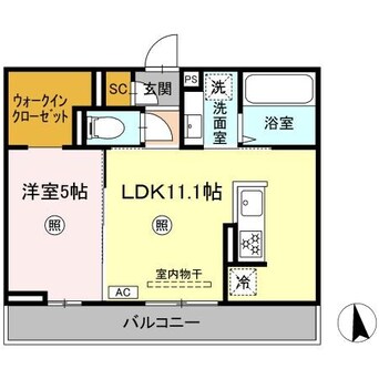間取図 トリシア横町WEST