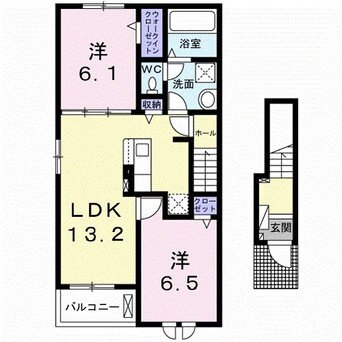 間取図 しなの鉄道しなの鉄道線/滋野駅 徒歩18分 2階 建築中