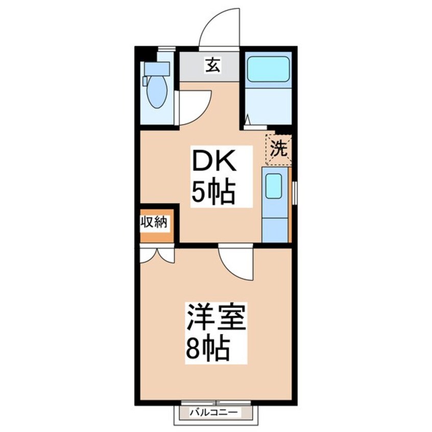 間取図 コーポ花園