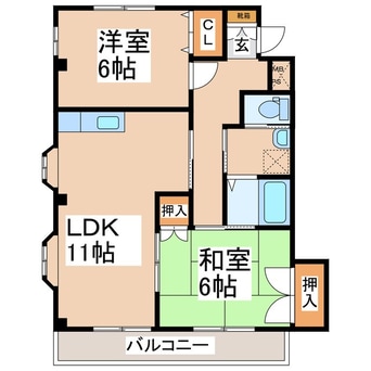 間取図 ホワイン　サンビエン