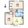 フォーレスサンリバーA 2Kの間取り