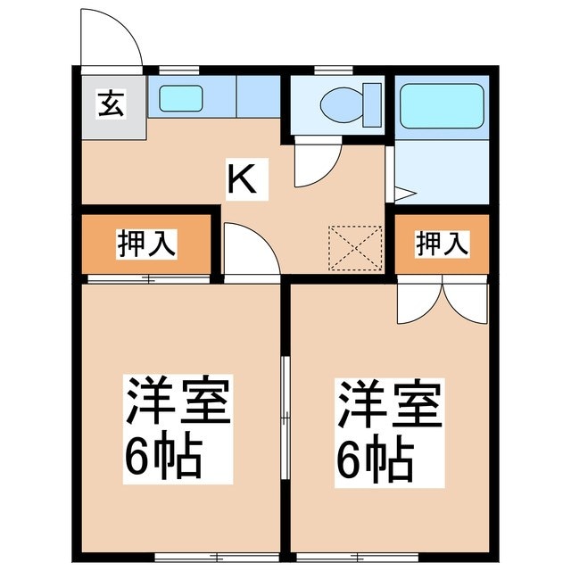 間取り図 蒼久保サンルートマンション