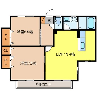 間取図 エステートさくら