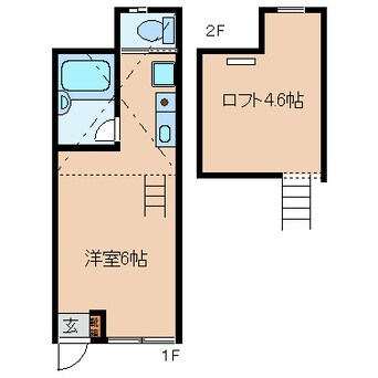 間取図 メゾネート上松