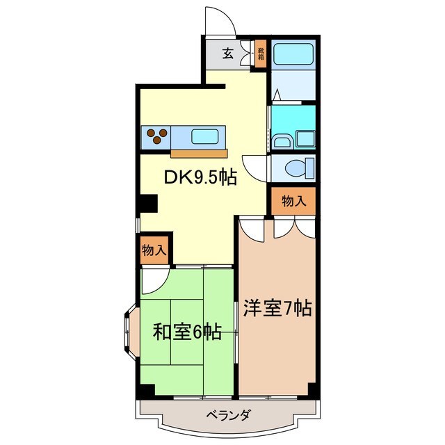 間取り図 小根山ビル