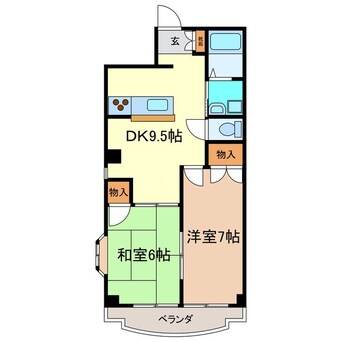 間取図 小根山ビル
